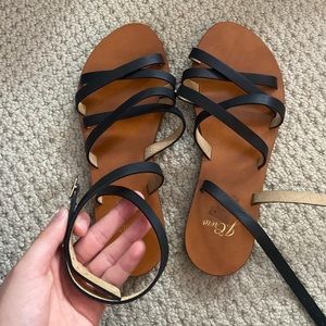 strappy j crew sandals